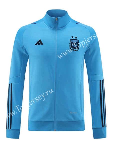 2022 2023 Argentina Blue Thailand Soccer Jacket LH Argentina Topjersey