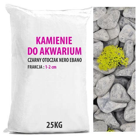 Kamienie Do Akwarium Czarne Szare NERO EBANO 25KG 13028166956 Allegro Pl