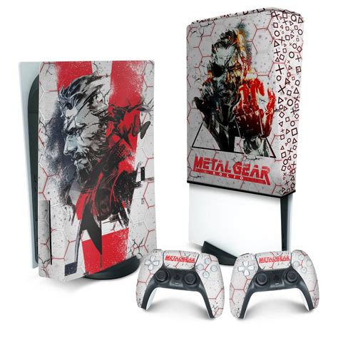 Kit Ps Skin E Capa Anti Poeira Metal Gear Solid Pop Arte Skins