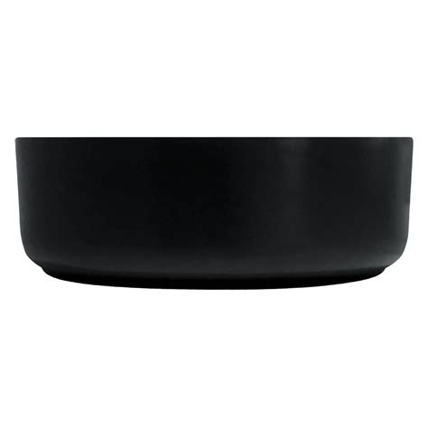 Fienza Reba Matte Black Above Counter Basin Matte Black Basin Matte