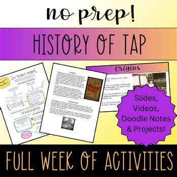 Tap Dance History - High School Dance Unit on the History of Tap with ...