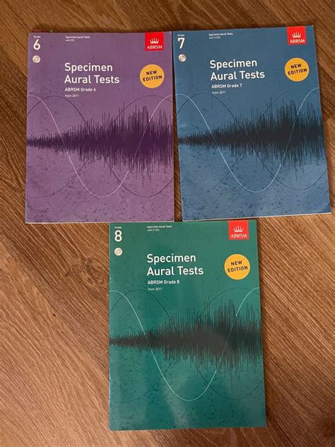 Specimen Aural Tests Abrsm Grade Hobbies Toys Music Media