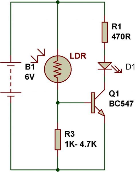 Ldr Light Transistor Circuit