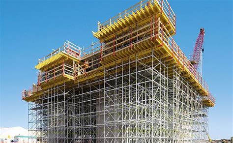 Melihat Susunan Scaffolding Perancah Tipe Peri Up Shoring Pada