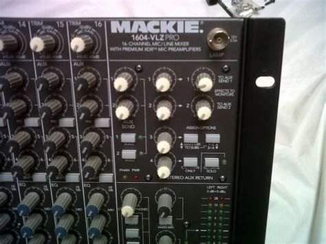 Consola Mackie 1604 Vlz Pro Consola 16 Canales En Perfecto Estado En