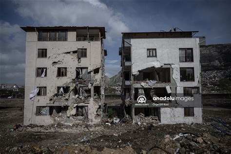 Kahramanmaraş merkezli depremlerden etkilenen Hatay Anadolu Ajansı