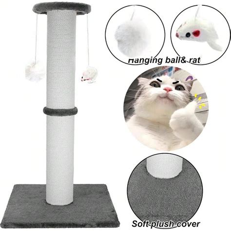 Cat Scratching Post 34 Inches Heavy Duty And Thicker Cat Scratching