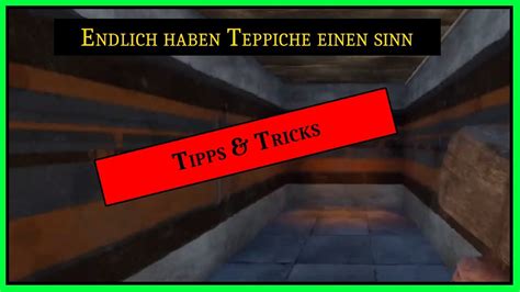 Rust Tipps Tricks Endlich Haben Teppiche Einen Sinn YouTube