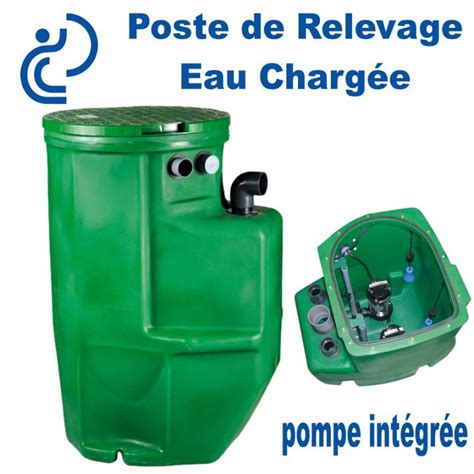 Poste de Relevage Domestique Eau Chargée Pré équipé FEKAFOS ENTER