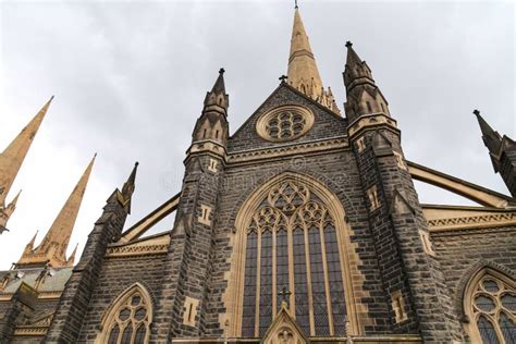 St Paul Cathedral In Melbourne Australia Stock Photo Image Of