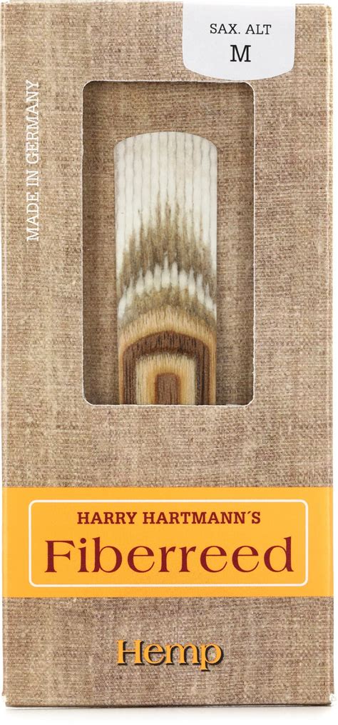 fiberreed hemp alto saxophone reed medium sweetwater