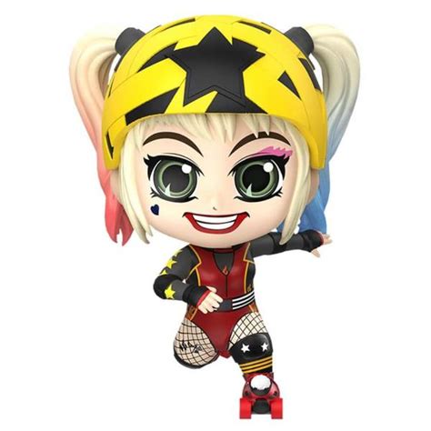 Hot Toys Dc Comics Birds Of Prey Cosbaby Mini Figure Harley Quinn Roller Derby Version Cm