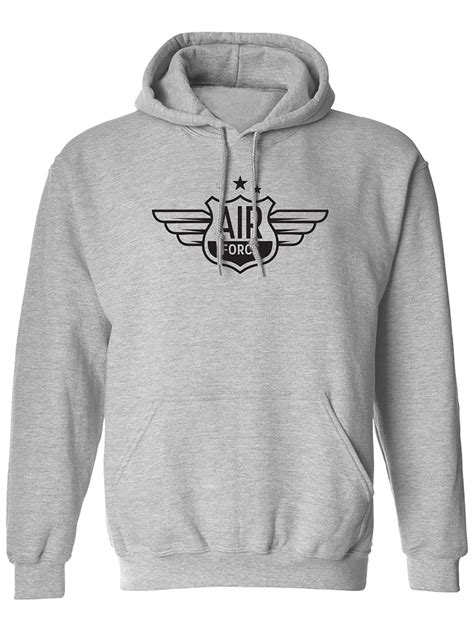 Retro Air Force Wings Adult Hooded Sweatshirt