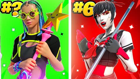 Top Combos Skin M S Tryhard Y Otakus De Fortnite En Youtube