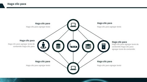 Diagrama Del Sistema Informático Presentación Plantilla Para