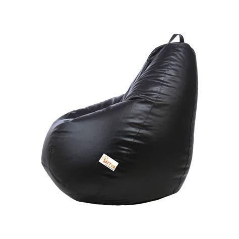 Sattva Teardrop Bean Bag Cover Without Beans XXL Black Price Buy