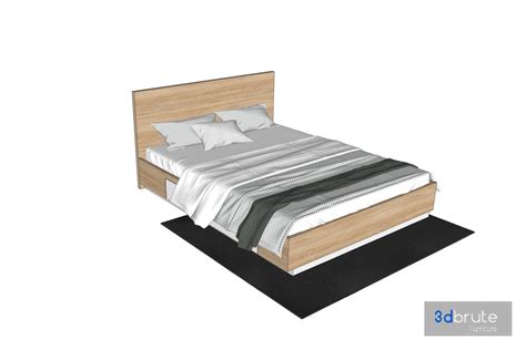 Bed Sketchup 3d Model Sketchup Download Free 3dbrute