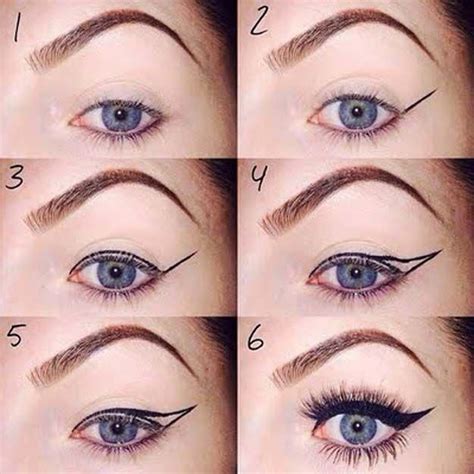 Winged Eyeliner Tutorials Simple Winged Eyeliner Easy Step By Step