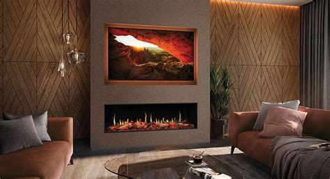 10 Beautiful TV Media Wall Ideas [with electric fireplace] - Stovax & Gazco