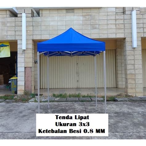 Jual Tenda Lipat Ukuran 3x3 Besi Super Premium Tenda Matic Folding