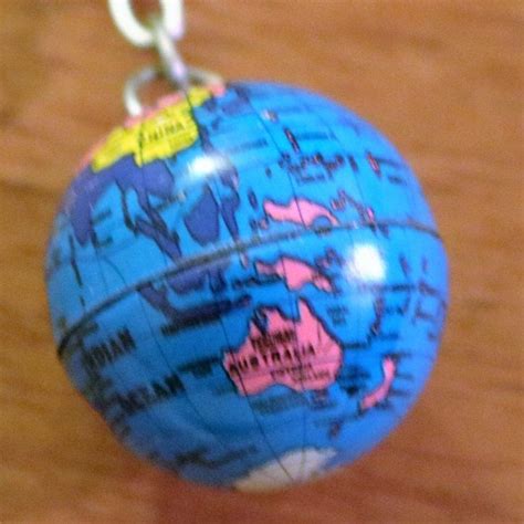 Miniature World Globe Key Chain Etsy World Globe Etsy Keychain