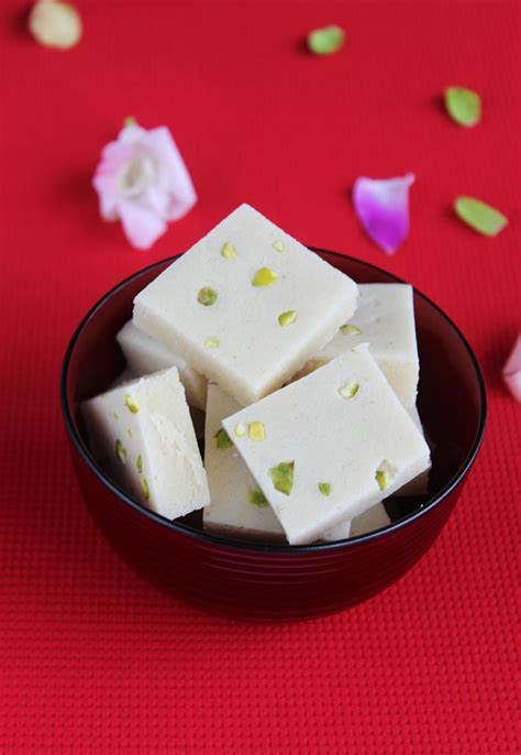 Badam Burfi Recipe Almond Burfi Badam Katli How To Make Badam Burfi