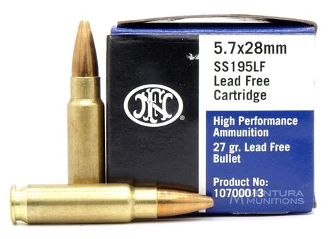 57 X 28 Mm 27 Grain Jhp Lead Free Fnh Ammo 50 Rounds