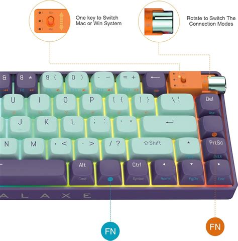 Buy ROYALAXE X ProtoArc Wireless Mechanical Keyboard Hot Swappable Wired Bluetooth G
