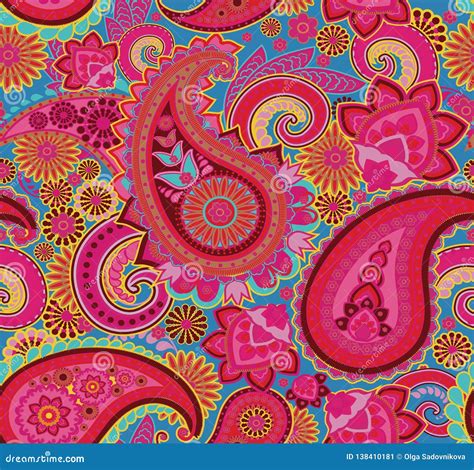 Paisley Pattern Seamless Oriental Pattern Based On Vintage Motifs