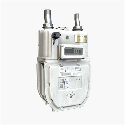 Japanese Gas Meter Nb6 3d Model By Sologrv