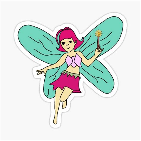 "Fairy Emoji" Sticker for Sale by caitlinrfield | Redbubble