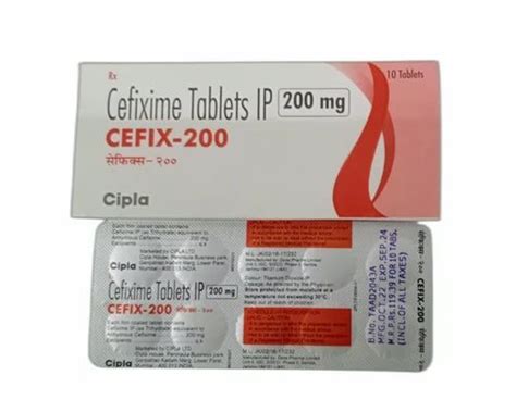 Cefixime Tablets Ip 200 Mg At Rs 46 Strip Zifi 200mg Cefixime Tablet