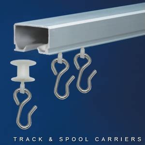 Curtain Track System Cubicle Curtain Track System With Spool Carriers