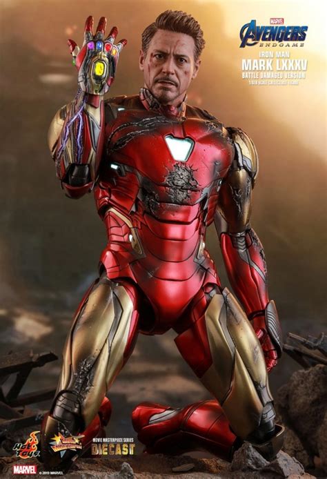 Iron Man Mark LXXXV Battle Damaged Aus Dem Film Avengers Endgame Von