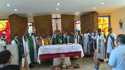 Membros Da Pastoral Afro Da Diocese De Cama Ari Participaram Do