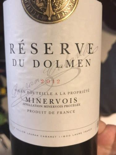 Lauran Cabaret R Serve Du Dolmen Minervois Vivino Us