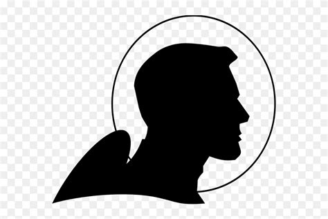 Male Astronaut Profile Silhouette Vector Image Astronaut Silhouette