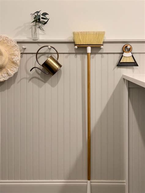 DIY Peg Rail In The Greystone Laundry Mudroom FOXY OXIE Laundry