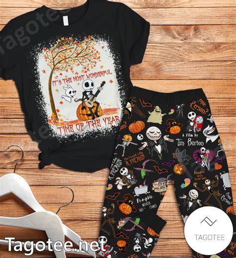 Jack Skellington Its The Most Wonderful Time Of The Year Pajamas Set