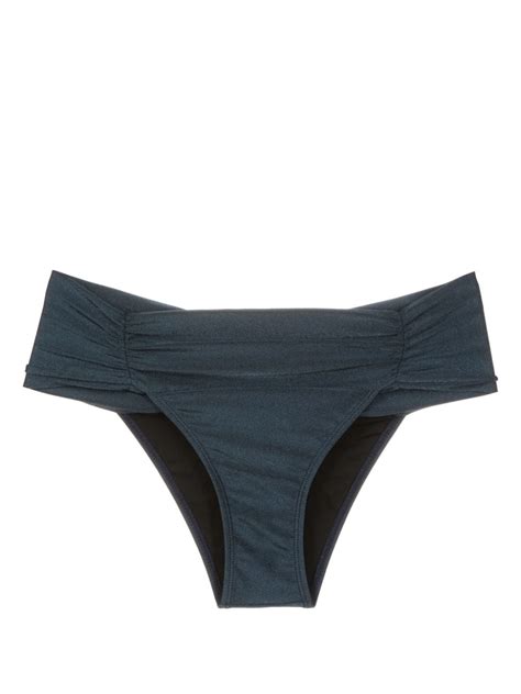 Lygia Nanny Jasper Ruched Bikini Bottoms Farfetch