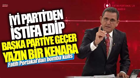 Y Parti Den Istifa Edip Ba Ka Partiye Ge Er Yaz N Bir Kenara Fatih