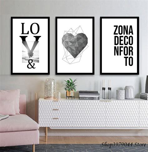 Kit 3 Quadros Love Quarto Casal Decoração Frases Molduras Elo7