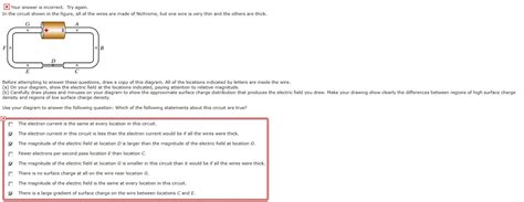 Solved x Your answer is incorrect. Try again. In the circuit | Chegg.com
