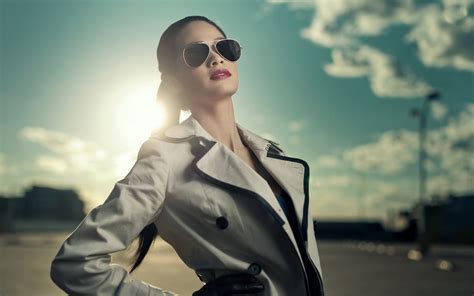 Wallpaper Sunlight White Black Women Model Sunglasses Glasses