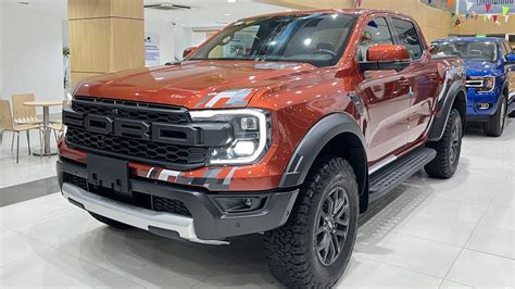 Ford Ranger Raptor 2023 Sedona Orange Color YouTube