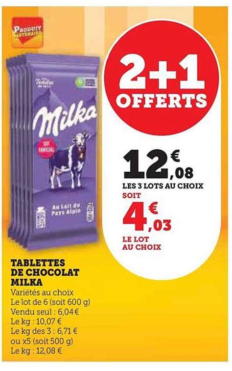 Promo Tablettes De Chocolat Milka Chez Hyper U ICatalogue Fr