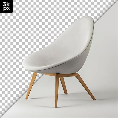 Premium PSD Scandinavian Design Chair Isolated On Transparent Background