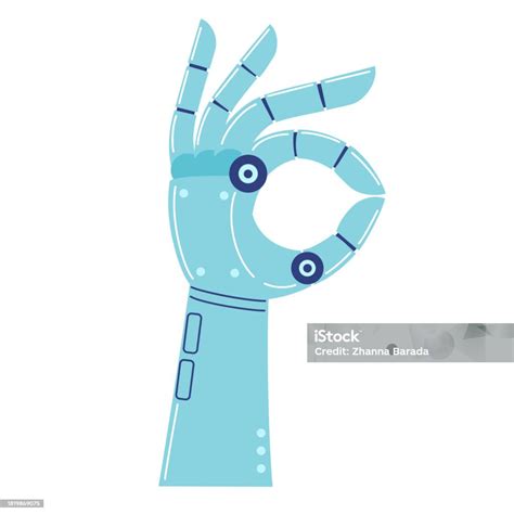 Vector Illustration Of A Robot Hand Stock Illustration Download Image