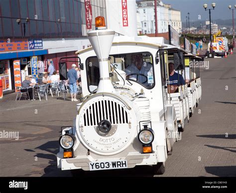 Land Train Transport Bridlington Yorkshire England Stock Photo Alamy