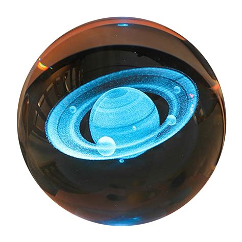 CIYAPED Crystal Ball Night Astronomy Night Lamp Creative 3D Glowing